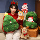 Cross-Border Merry Christmas Tree Doll Plush Toy Christmas Pillow Old Man Elk Doll Christmas Eve Children's Gift