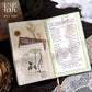 Picking up Korean Material Paper Qingye Whispering Series ins Small Fresh Broken Flowers diy Hand Account Collage Background Material