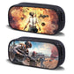 Sand Sculpture Pencil Bag for Boys, Multifunctional Stationery Box for Primary and Secondary School Students, Pubg Game Stationery Bag, Kidsren's Trendyy Pencil Bag
