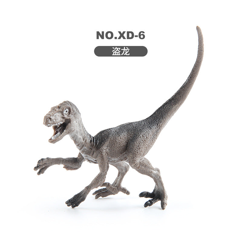 Children's Dinosaur Simulation Animal Ornaments Multiple Mini Solid Dinosaur Model Stegosaurus Spinosaurus Bull Dragon Bag Ornaments