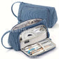 Triangular Pencil Case with Large Capacity and Multi-Functional Features, Korean-Style Ins-Style Stationery Box for Middle and High School Students, Direct from the Manufacturer