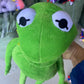 in stock kemit kemite frog figure sesame street frog plush toy hand figure cartoon plush doll