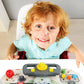 CECPC Montessori Children's Simulated Steering Wheel Busy Board Switch Led Light Busy Board Early Education Educational Wooden Toys