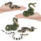 Simulation wild reptile model children's cognitive tummy giant coral snake boa trick decoration