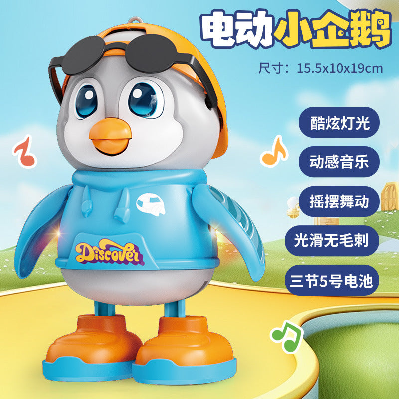 Shake Tone Swing Penguin Baby Electric Toys Educational Singing and Dancing Light Concert Factory Direct Sales