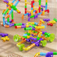 Creative children's plastic puzzle DIY assembled pipe building blocks large particles water pipe toys kindergarten early education cross-border