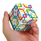 Cross-Border Uv Printed Personalized 3X3 Cube Square Network 3X3 Arrow 3X3 Tic-Tac-Toe Cube Wholesale