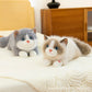 Cross-Border Simulation Cat Plush Toy, Cute Kitten Doll, Lying Cat Living Room Decoration, Children's Gift Wholesale