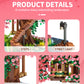 Cross-border TEMU Compatible Lego Sakura Tree House Rainbow Tree Blocks Children's Educational Assembled Toys for Girls Gift