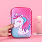 3D New Cute Eva Stationery Box Children's Multifunctional Large Capacity Pencil Bag Student Portable Square Pencil Box
