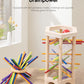Wooden Kidsren's Stick Insertion Game Baby Draw Stick Color Cognitive Pitching Montessori Family Interactive Toy