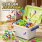Creative children's plastic puzzle DIY assembled pipe building blocks large particles water pipe toys kindergarten early education cross-border