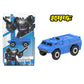 BKK alloy deformation robot train high-speed rail engineering bus dinosaur green leather train King Kong BKK children's toys