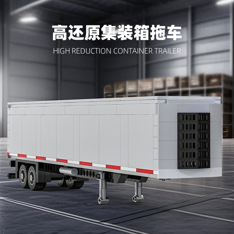 Cross-border engineering series truck city bus transport vehicle combined with small particle building blocks children's educational enlightenment toys
