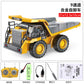 Children's remote control dump truck toy boy dump truck model excavator engineering transporter truck alloy excavator