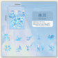 Pet Sticker Pack Crystal Story Series Crystal Ore Silver Hot Stamping Die-Cut Journal Decoration Stickers Cross-Border
