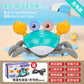 Cross-border Children's Induction Electric Crab Baby Charging Luminous Music Crawling Escape Escape Obstacle Crab Toy