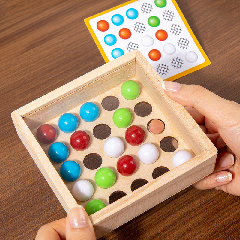 Children's early education finger ball game concentration logical thinking fine motor training beneficial intelligence wooden toys