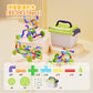 Creative children's plastic puzzle DIY assembled pipe building blocks large particles water pipe toys kindergarten early education cross-border