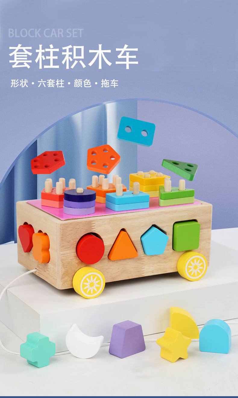 3 Cross-Border Kidsren's Educational Toys Farm Orchard Shape Building Blocks Matching Insect Catching and Carrot Pulling Intelligence Box Toys