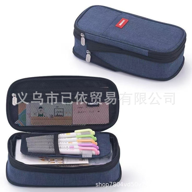 Retractable Pencil Case, Super Large Capacity, Multifunctional Stationery Box, Portable Foldable Storage Bag for Primary and Secondary School Students, Specially Designed for Exams
