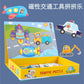 Children's Character Traffic Dress-up Magnetic Jigsaw Puzzle Refrigerator Stickers Early Education Creative Fun Scene Spelling Music Cross-border Agency