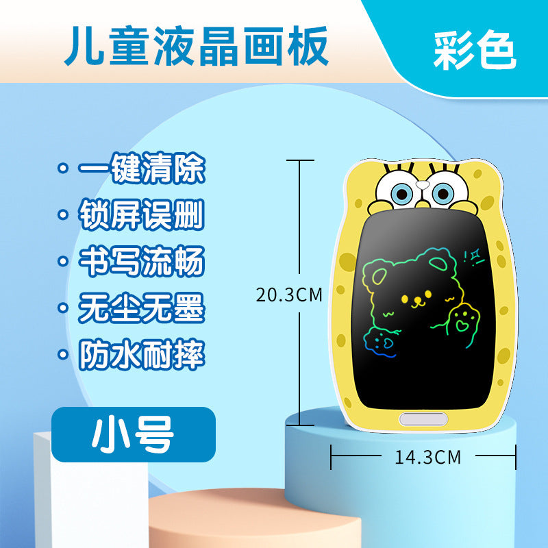 New cartoon children's eye protection LCD liquid crystal handwritten electronic message board students small blackboard graffiti drawing board