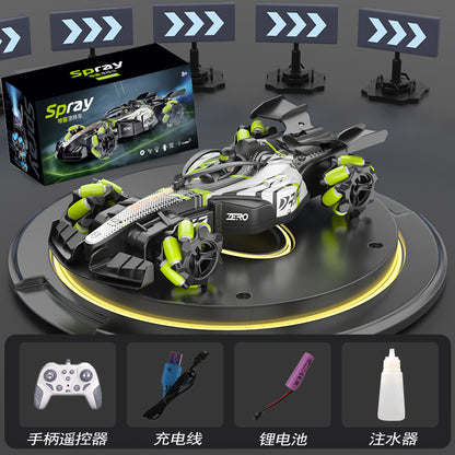 Boys 2.4g Remote Control Car Kidsren's F1 Spray Stunt Drift Racing Four-Wheel Drive High-Speed Competitive Toy Car Wholesale