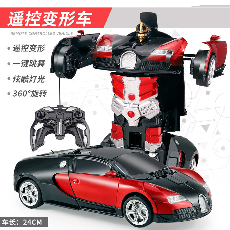 Children's deformation remote control car King Kong Bumblebee robot rechargeable electric drop-resistant children boy toy racing car