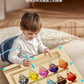Cross-border children's magnetic maze walking ball toys early education 3 to 6 years old pen concentration wooden ball educational toys