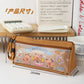 Double-Layer Capibara Pencil Case 2025 New Model Large Capacity Transparent Stationery Box for Girls and Boys Primary School Students Pencil Bag