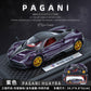Car-driven alloy model children's toys 1:24 Pa Garni Chinese dragon car sound and light pull back four-door bracket box