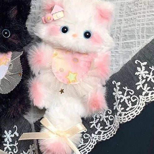 Twisting Stick Kitten DIY Material Pack Casual Style Cute Stuffed Toy for Girls Birthday Gift Bag Pendant