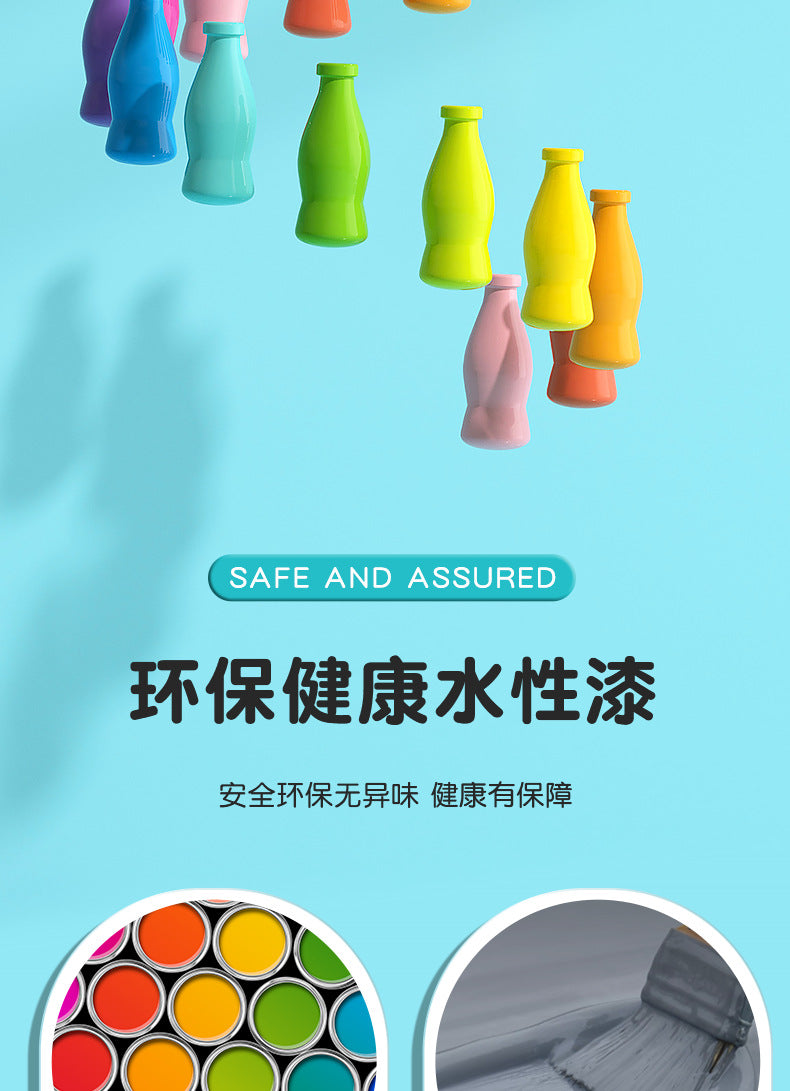 Children's Early Education Artificial Beverage Bottle Matching Color Matching Exercise Memory Family Interactive Toy Puzzle
