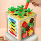 Children's Educational Bead Toys Kindergarten Students Early Education Matching Montessori Teaching Aids Shape Cognitive Beaded Treasure Box