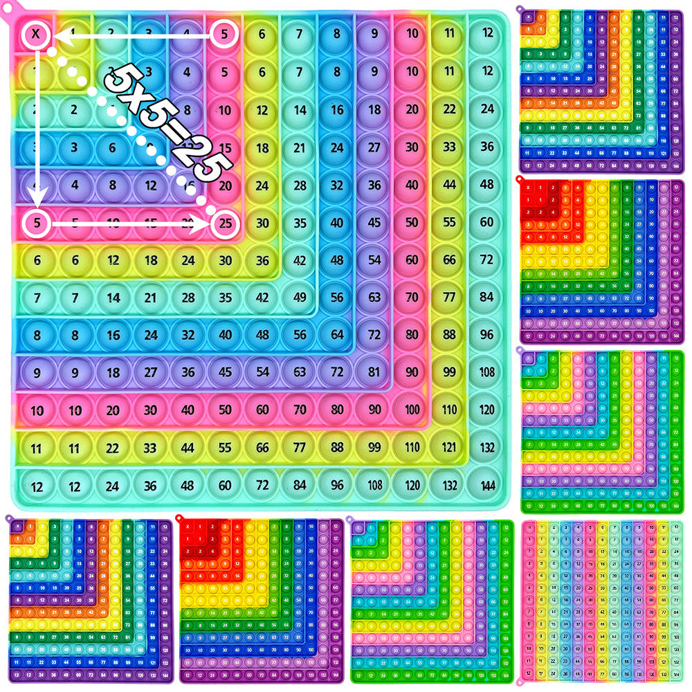 Promotional walking in Europe and America 12 factorial addition arithmetic learning puzzle science education pinch music teaching toys rodent pioneer