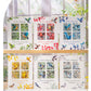 Flowers, Birds, Chirping Leaves, Pet Special-Shaped Sticker Pack, Landscaping Ins Style Bird Handbook Material, Mobile Phone Case Sticker