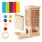 Early Education Children's Three-in-One Stick Game Baby Stick Color Classification Pitching Montessori Wooden Toys