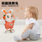 Stall explosions cute rabbit singing and dancing robot toy lighting music 1-year-old baby interactive head-up training