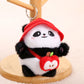 Hat Panda Pendant National Treasure Panda Plush Toy Shoulder Bag Panda Doll School Bag Pendant Rag Doll Souvenir