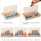 Three-Dimensional Four-Piece Chess Four-Piece Game Chess P 0.34kg Kidsren's Educational Early Education Multi-Person Toy Wooden Boxed Multi-Color
