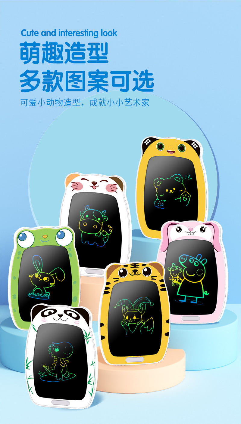 New cartoon children's eye protection LCD liquid crystal handwritten electronic message board students small blackboard graffiti drawing board