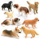 Cross-border Simulation Dog Model Golden Retriever Bona Mountain Dog St. Bernard Short-legged Corgi Desktop Static Ornaments