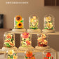 [wholesale generation] simulation of eternal flowers lily rose blocks compatible with Lego toy ornaments Valentine's Day gift