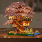Wow, custom cherry tree building blocks assembled children's toys boys and girls Valentine's Day gift Jihui M2109