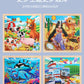 100 children's wooden cartoon animal dinosaur plane wooden puzzle boys and girls baby early education educational toys