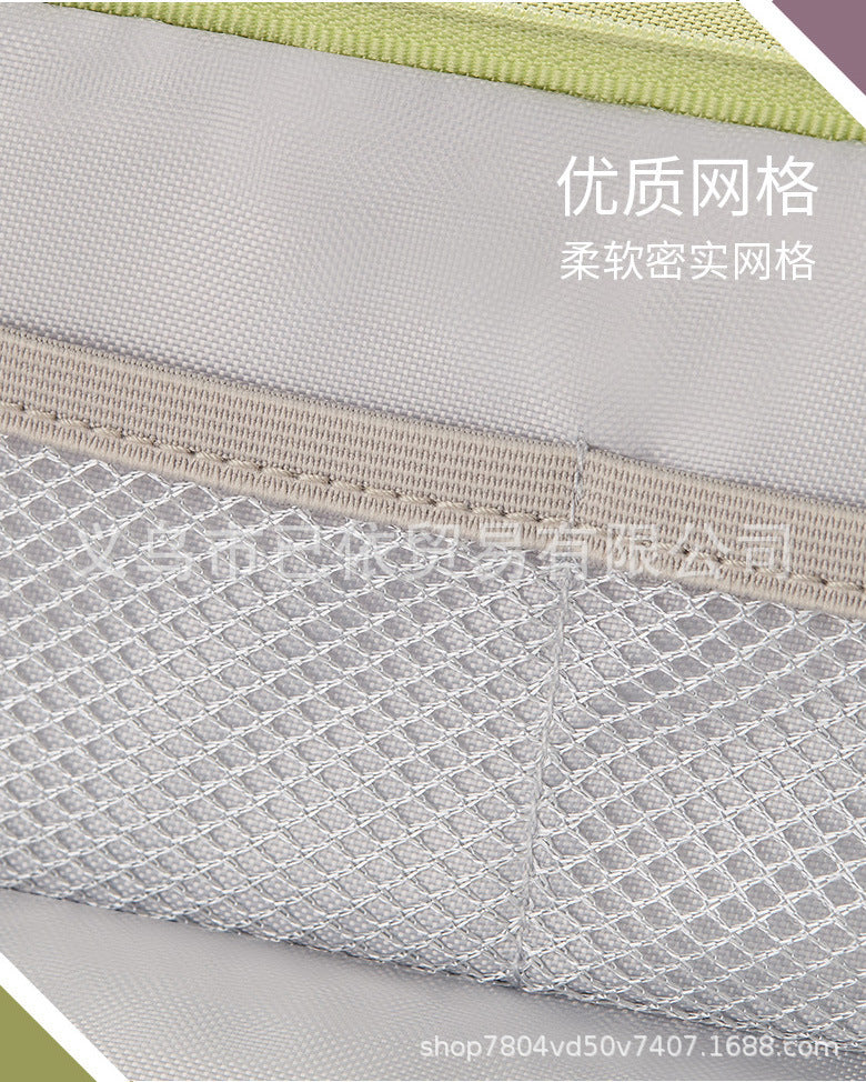 Oxford Cloth Pencil Case with Large Capacity and Multi-Layer Design, Stationery Box for Primary and Secondary School Students, High Aesthetic Value, Simple and Waterproof, Direct from the Source Factory