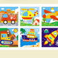 New 3D Stereo Six-Sided Painting 12-Piece Wooden Puzzle Building Blocks 3-6-7-Year-Old Kidsren's Kindergarten Educational Toys