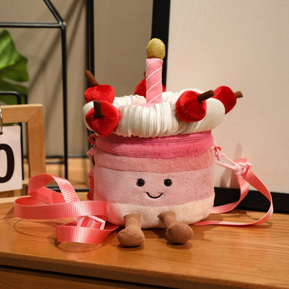 British jelycat Harold Cherry Cake Plush Toy Comfort Doll Pillow Doll Birthday Gift for Women