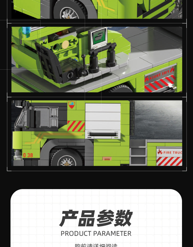 Cross-border engineering series truck city bus transport vehicle combined with small particle building blocks children's educational enlightenment toys